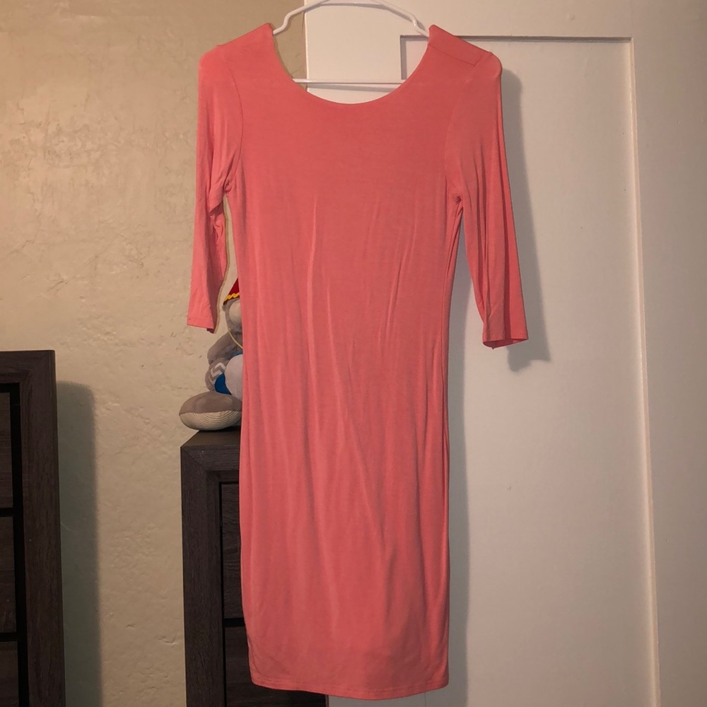 Midi open back dress